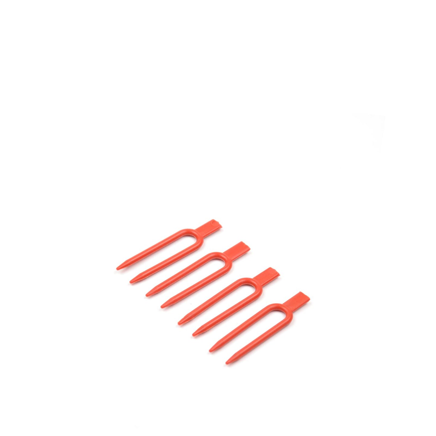 Pflanzen-Befestigungsclips, Kunststoff, rot, 5 cm