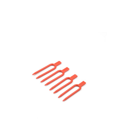 Pflanzen-Befestigungsclips, Kunststoff, rot, 5 cm