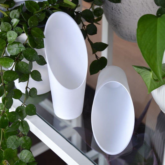 Substratschaufel, Kunststoff, weiß, 15,6 cm