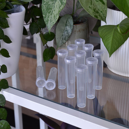 Blumen-Wasserröhrchen, Kunststoff, transparent, Ø 1,8 cm